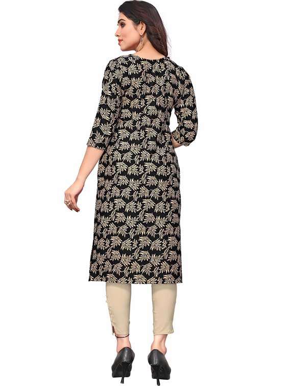 women pack of 2 printed straight kurta - 22259605 -  Standard Image - 4