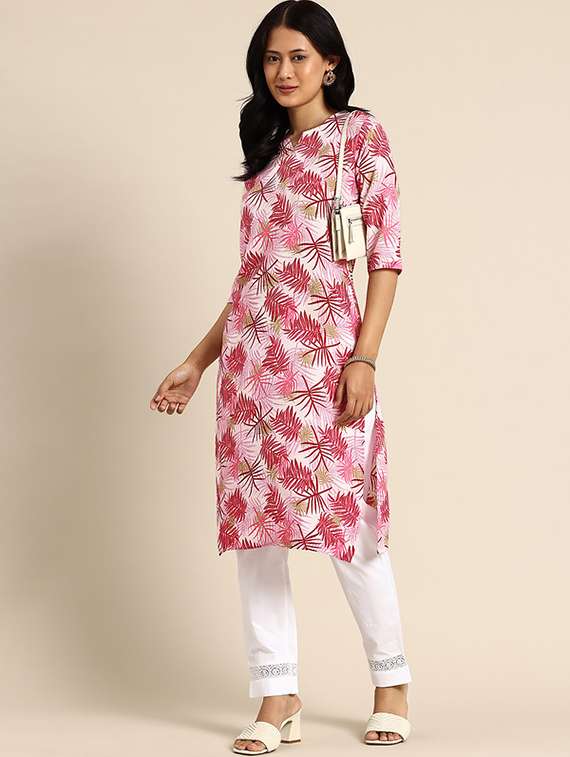 women pack of 2 printed straight kurta - 22259711 -  Standard Image - 1