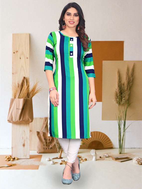 women pack of 4 printed straight kurta - 22259892 -  Standard Image - 1