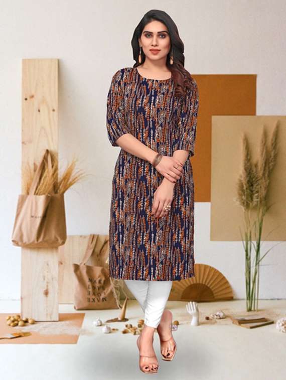 women pack of 4 printed straight kurta - 22259913 -  Standard Image - 1