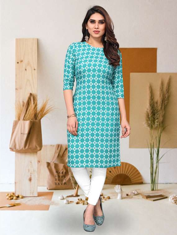women pack of 4 printed straight kurta - 22259966 -  Standard Image - 1