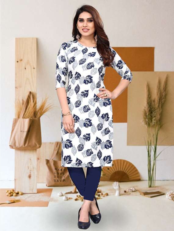 women pack of 4 printed straight kurta - 22260060 -  Standard Image - 1