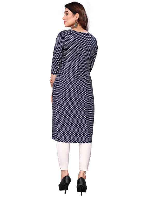 women pack of 2 printed three quarter sleeve straight kurta - 22260290 -  Standard Image - 1