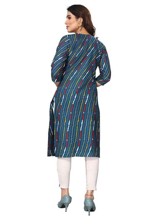 women pack of 2 printed straight kurta - 22260535 -  Standard Image - 1