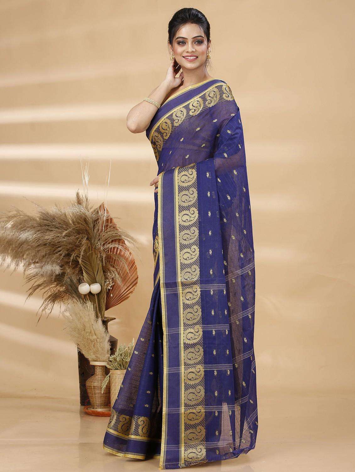 women self design handloom saree - 22260855 -  Standard Image - 1