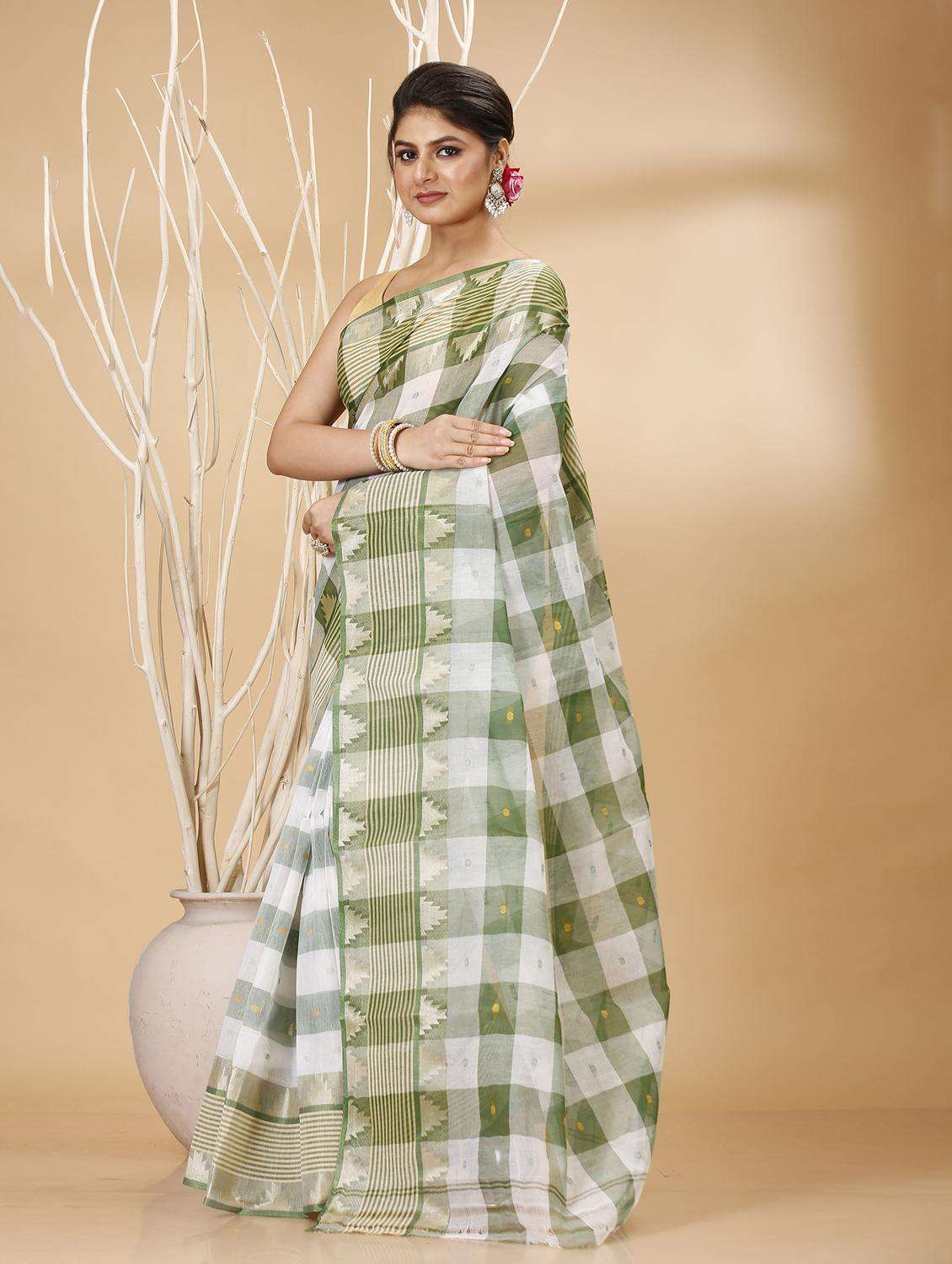 women self design handloom saree - 22260944 -  Standard Image - 1