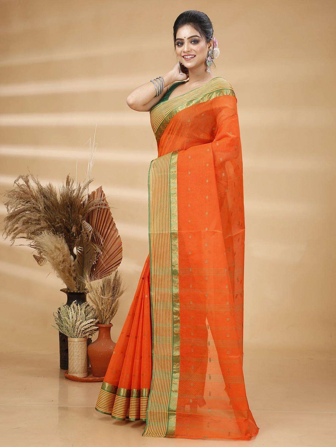 women self design handloom saree - 22260953 -  Standard Image - 1