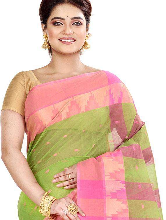 women self design handloom saree - 22261041 -  Standard Image - 1