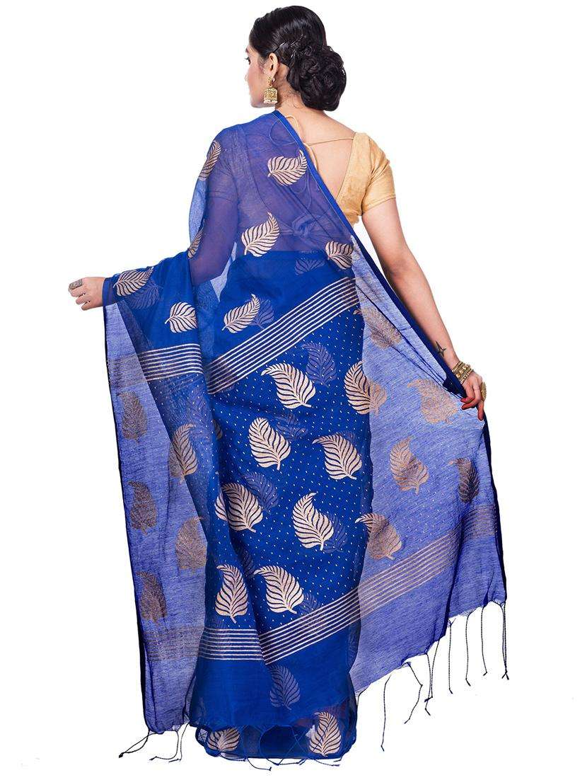 women foil printed saree - 22261045 -  Standard Image - 1