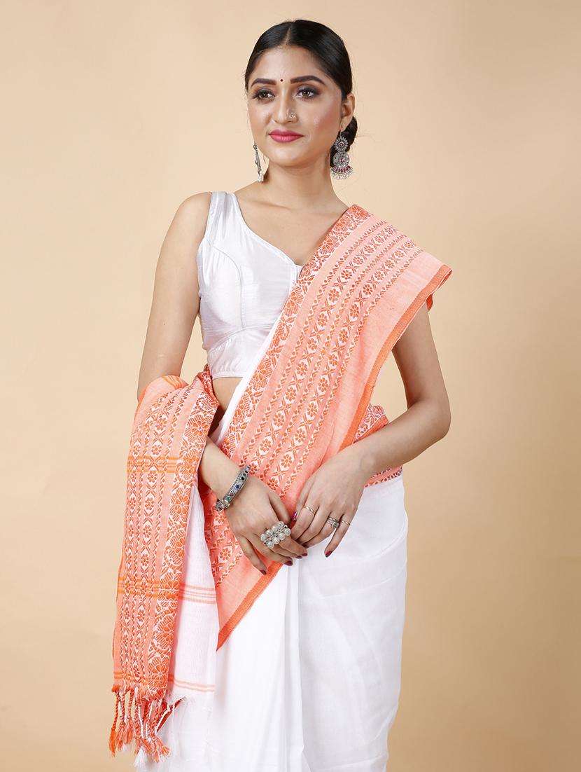 women self design handloom saree - 22261068 -  Standard Image - 1