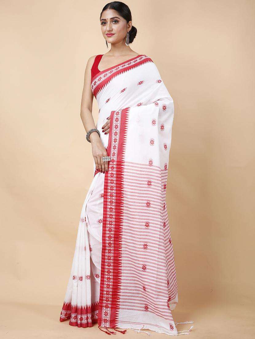 women self design handloom saree - 22261158 -  Standard Image - 1