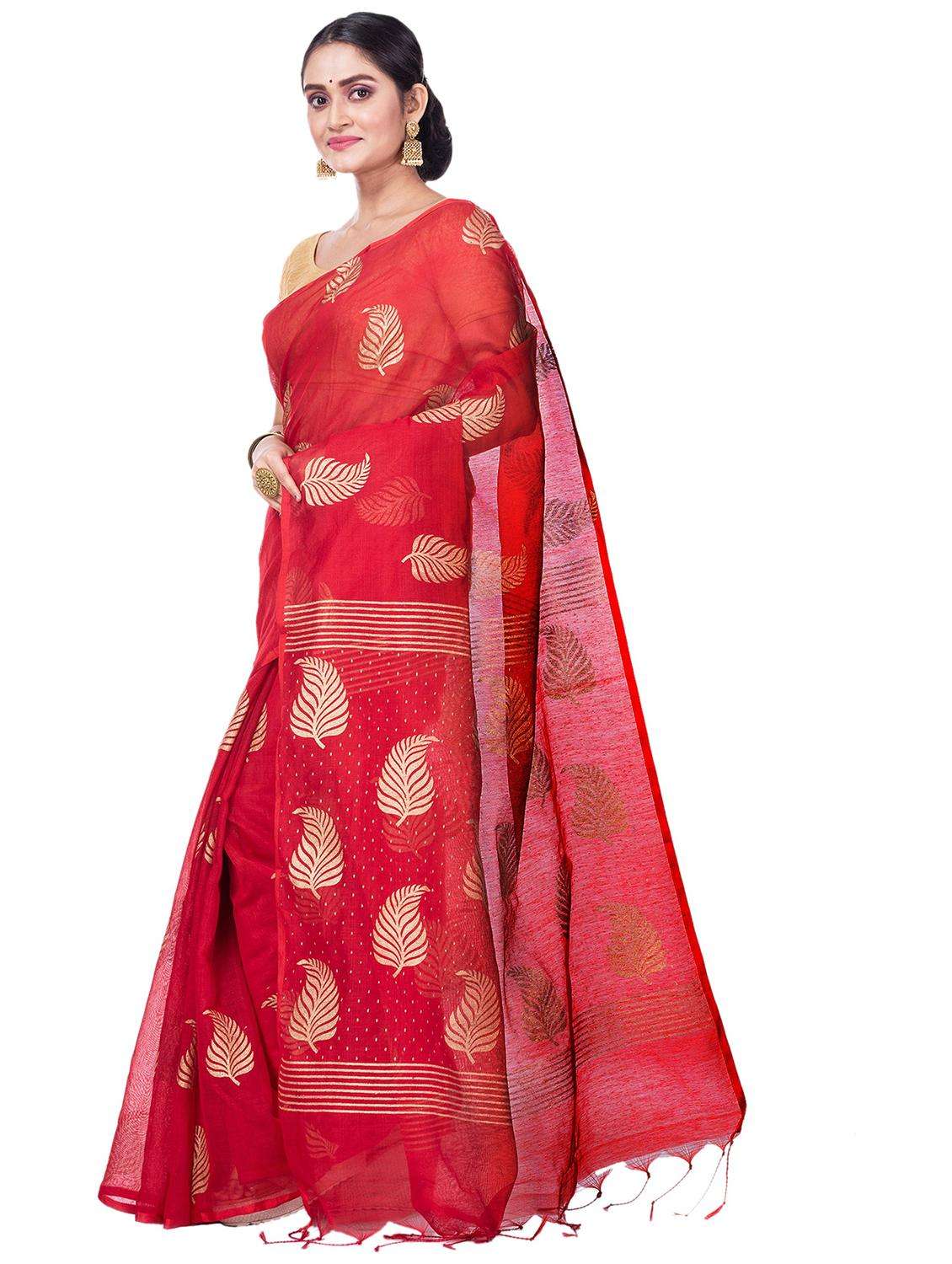 women foil printed saree with blouse - 22261244 -  Standard Image - 1