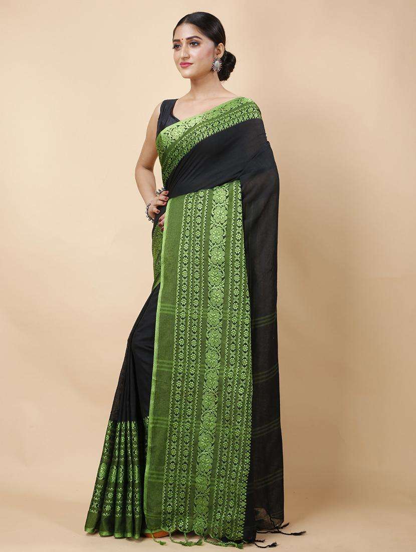 women self design handloom saree - 22261258 -  Standard Image - 1