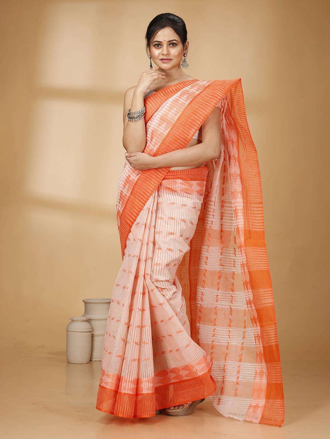 women self design handloom saree - 22261279 -  Standard Image - 1