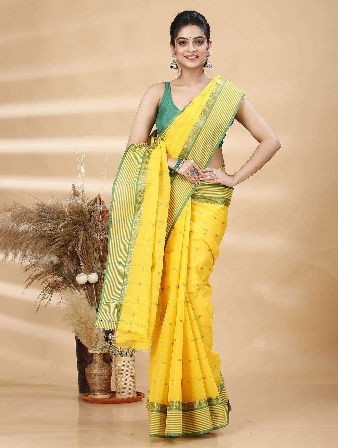 women self design handloom saree - 22261373 -  Standard Image - 1