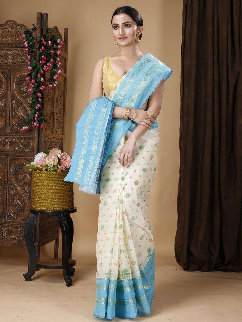 women self design handloom saree - 22261386 -  Standard Image - 1