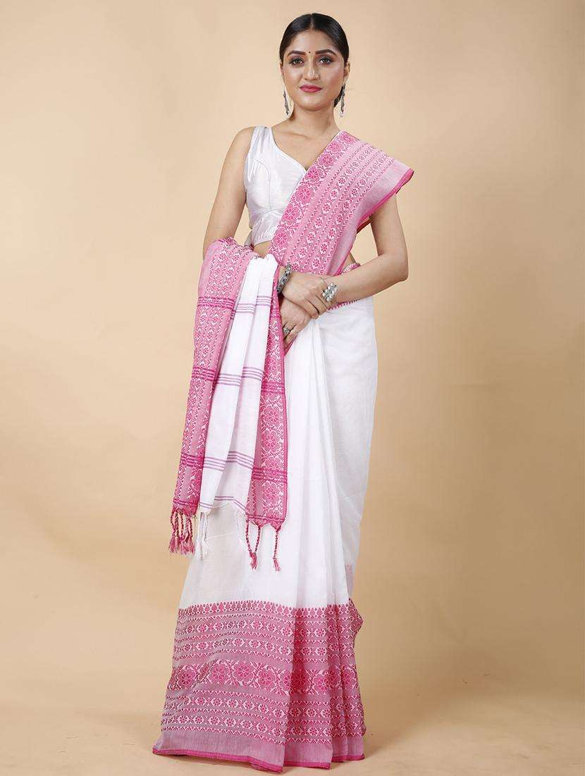 women self design handloom saree - 22261402 -  Standard Image - 1