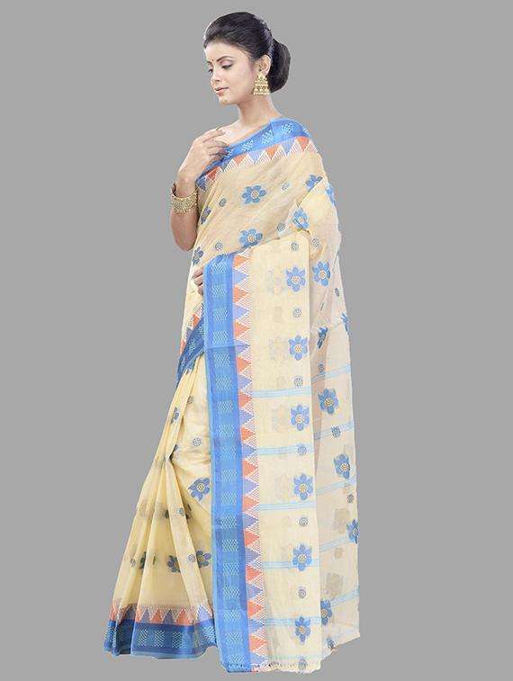 women self design handloom saree - 22261483 -  Standard Image - 1
