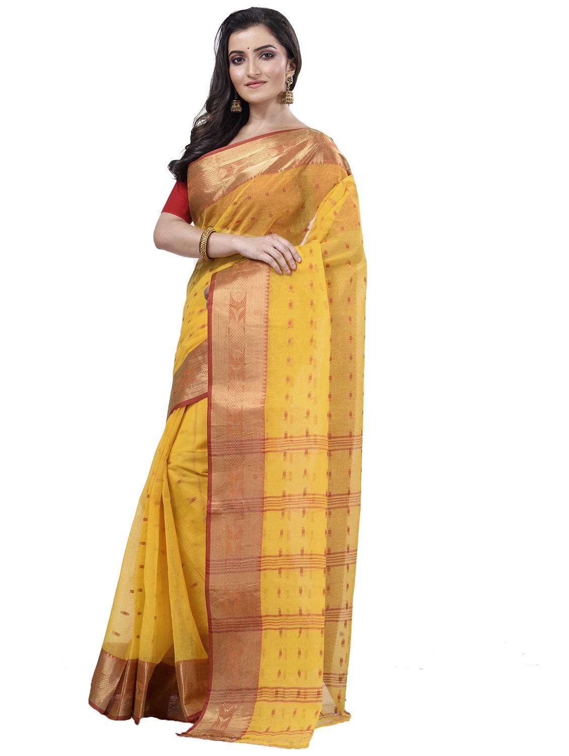 women self design handloom saree - 22261502 -  Standard Image - 1