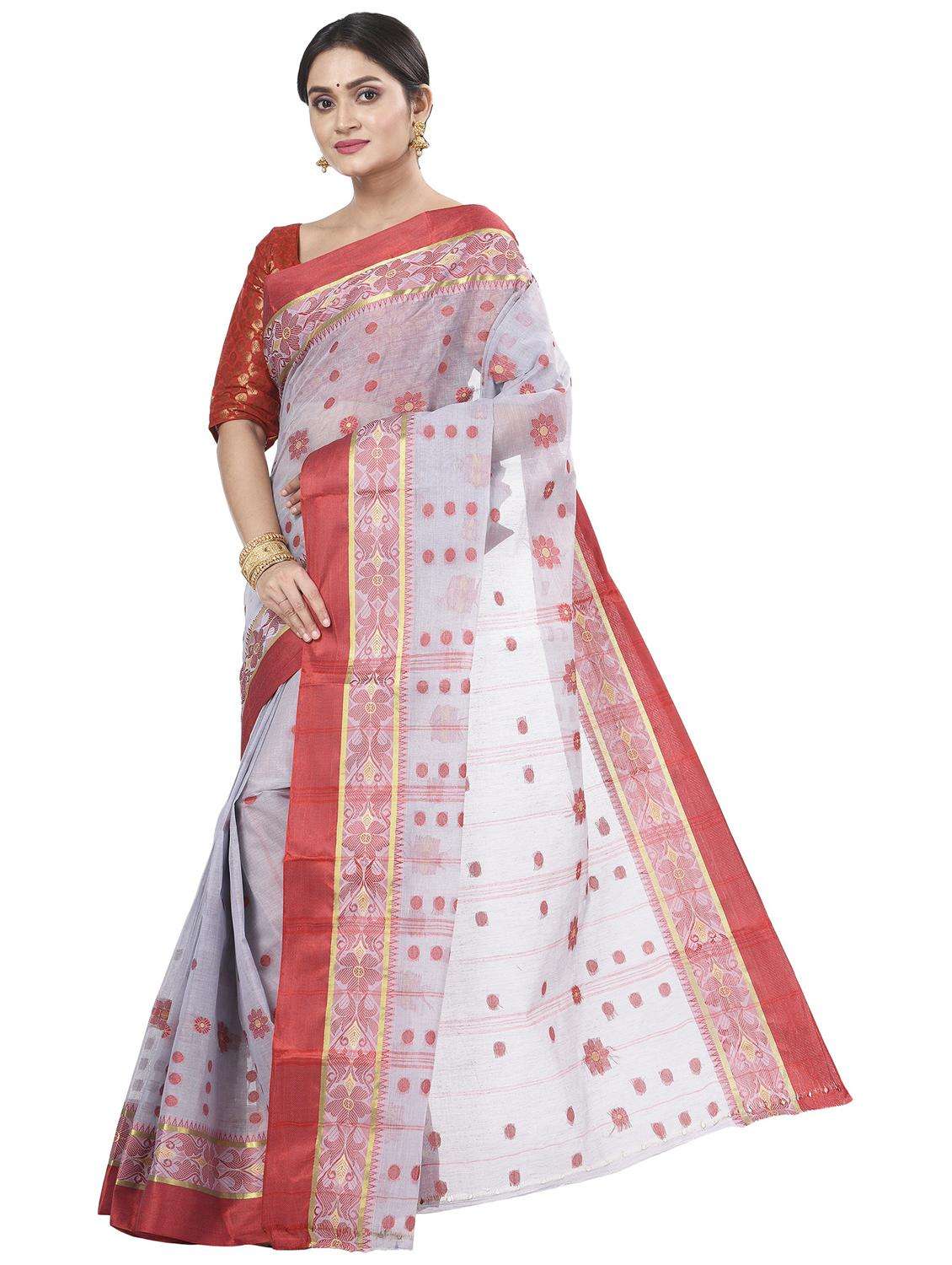 women self design handloom saree - 22261530 -  Standard Image - 1