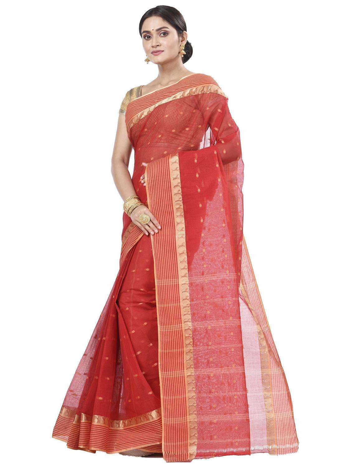 women self design handloom saree - 22261532 -  Standard Image - 1