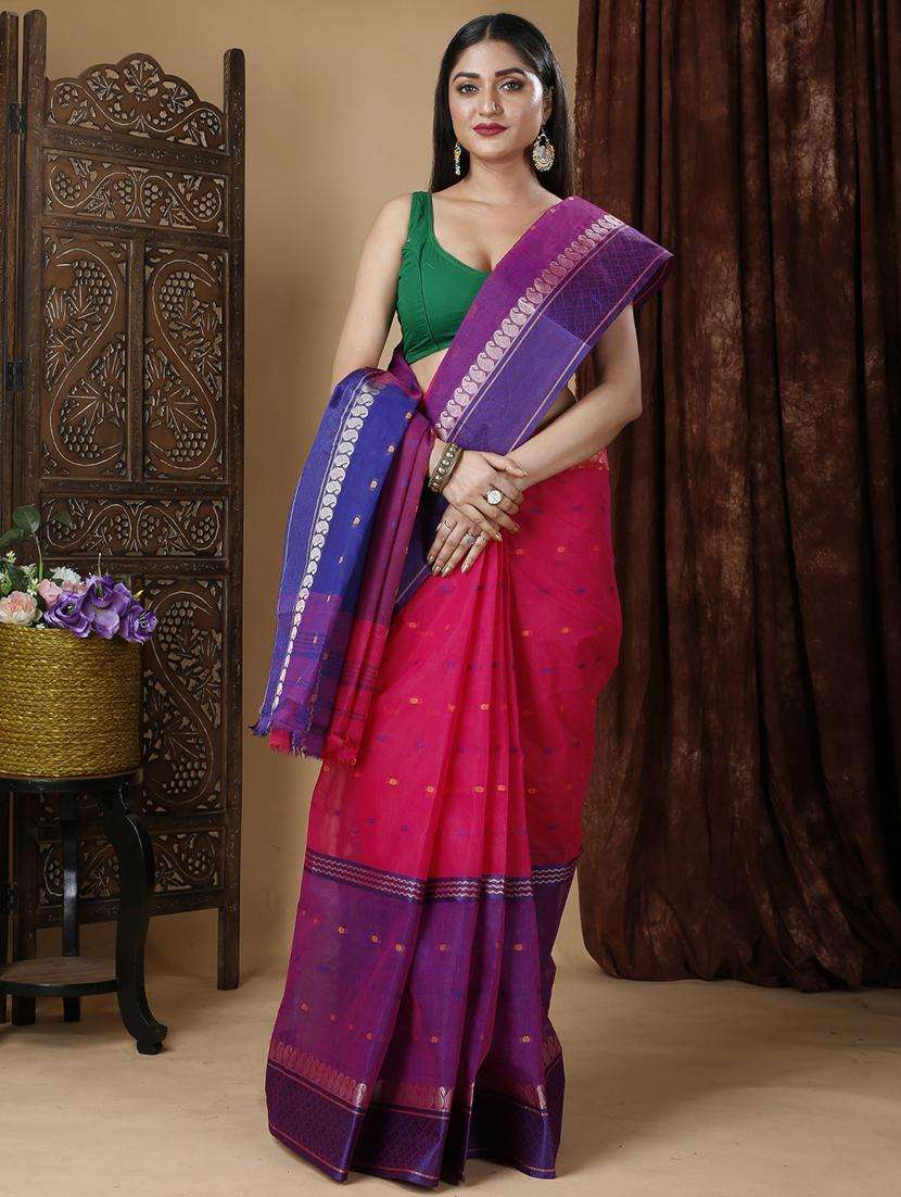 women self design handloom saree - 22261556 -  Standard Image - 1