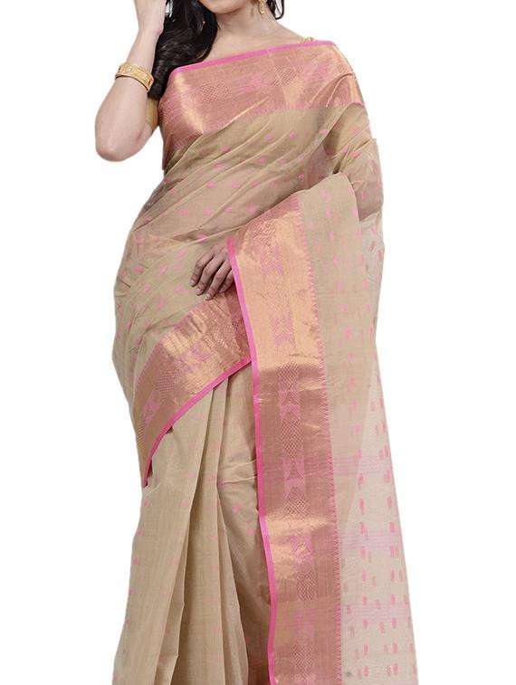 women self design handloom saree - 22261575 -  Standard Image - 1