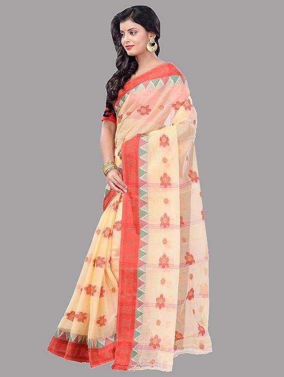 women self design handloom saree - 22261590 -  Standard Image - 1