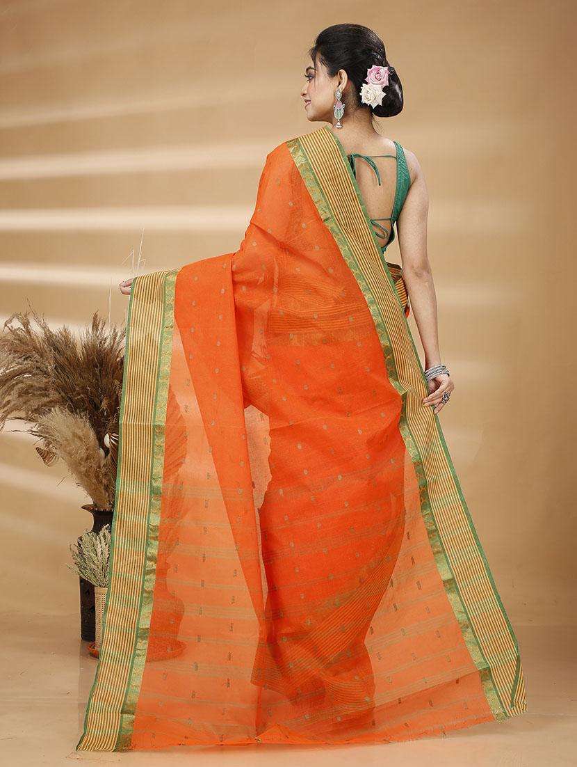 women self design handloom saree - 22261635 -  Standard Image - 1