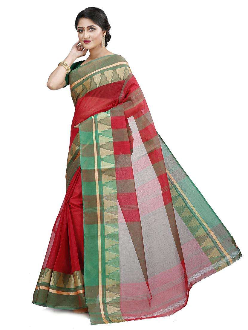 women pack of 2 self design handloom saree - 22261707 -  Standard Image - 1