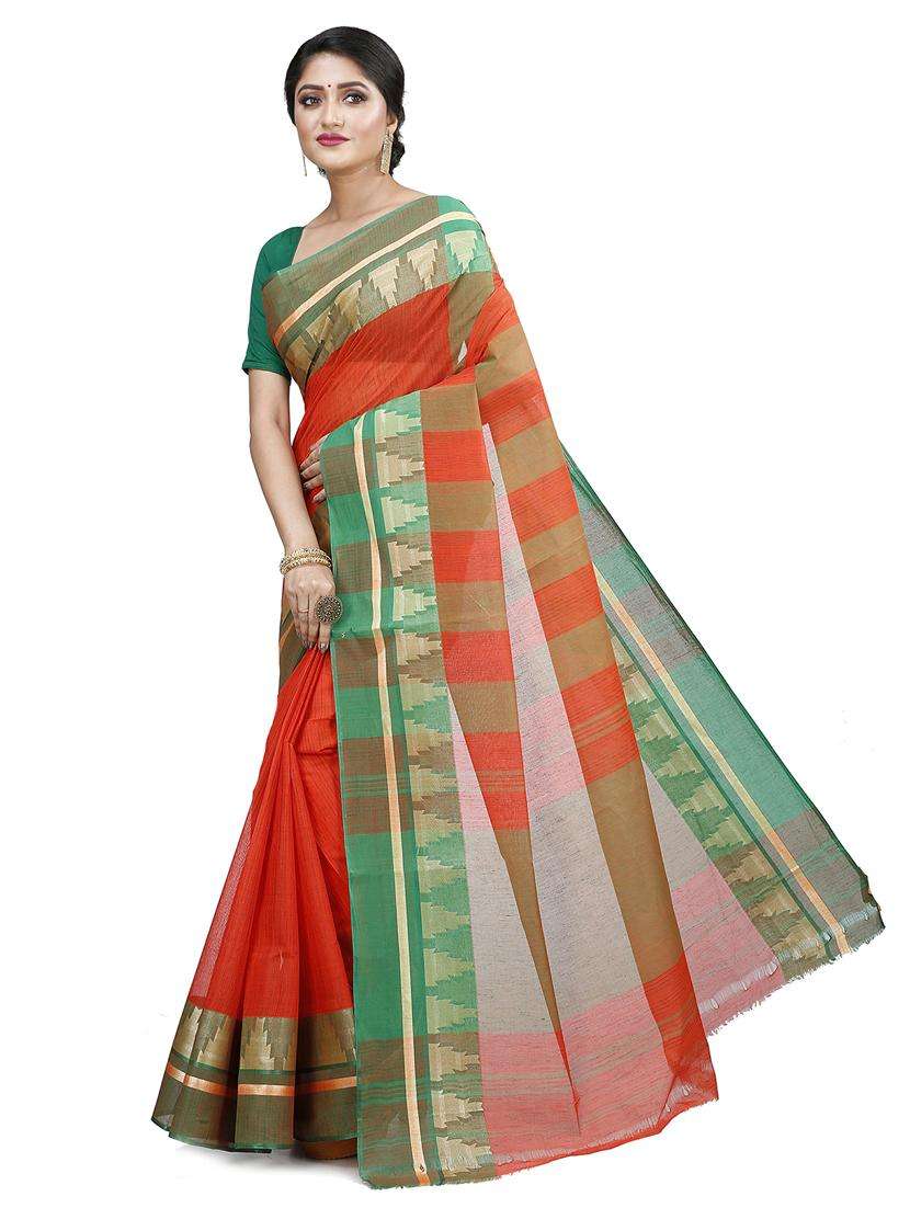 women pack of 2 self design handloom saree - 22261708 -  Standard Image - 1