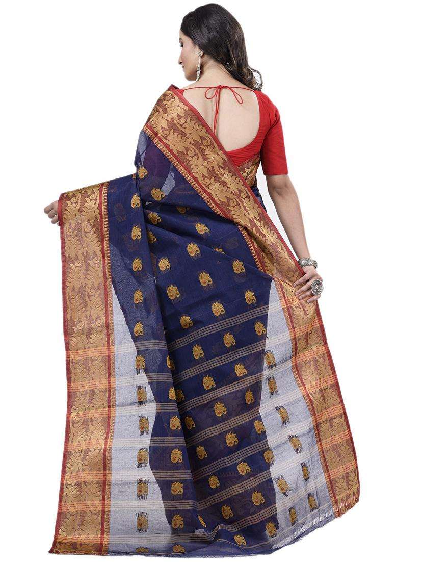 women self design handloom saree - 22261989 -  Standard Image - 1