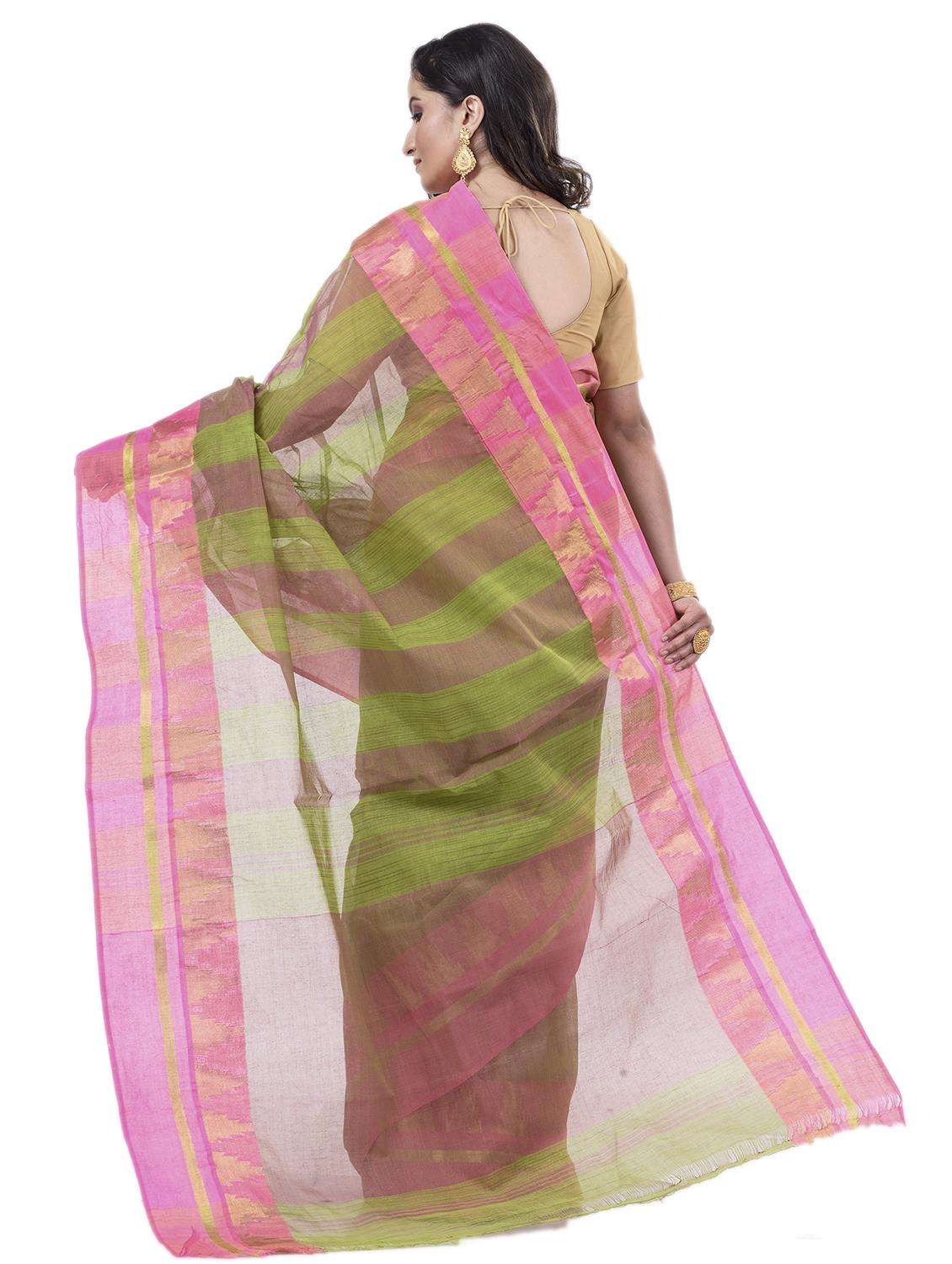 women self design handloom saree with blouse - 22262095 -  Standard Image - 1