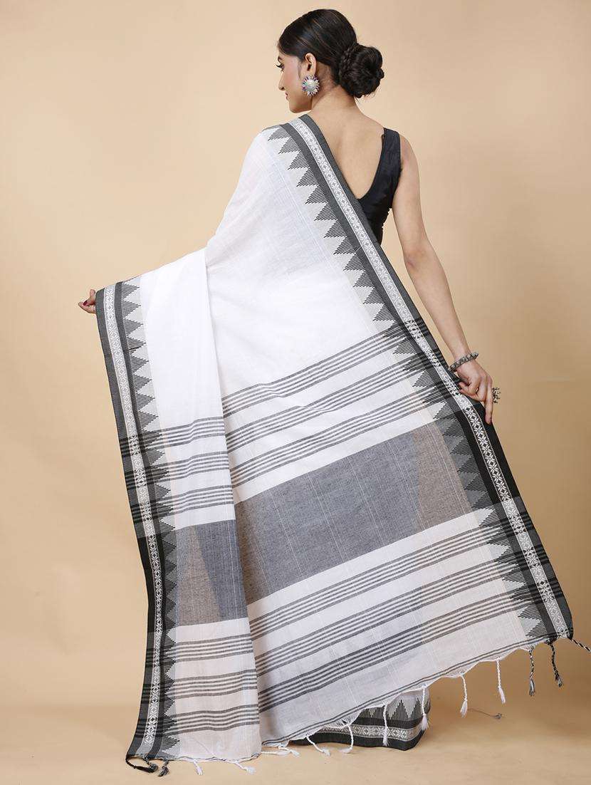 women self design handloom saree with blouse - 22262103 -  Standard Image - 1