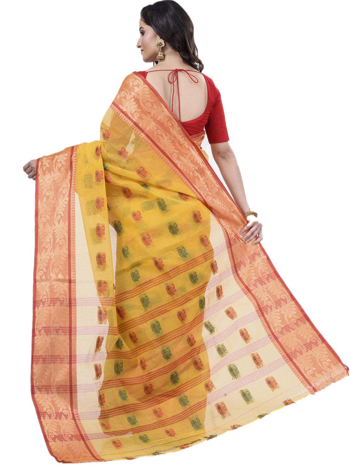 women self design handloom saree - 22262446 -  Standard Image - 1