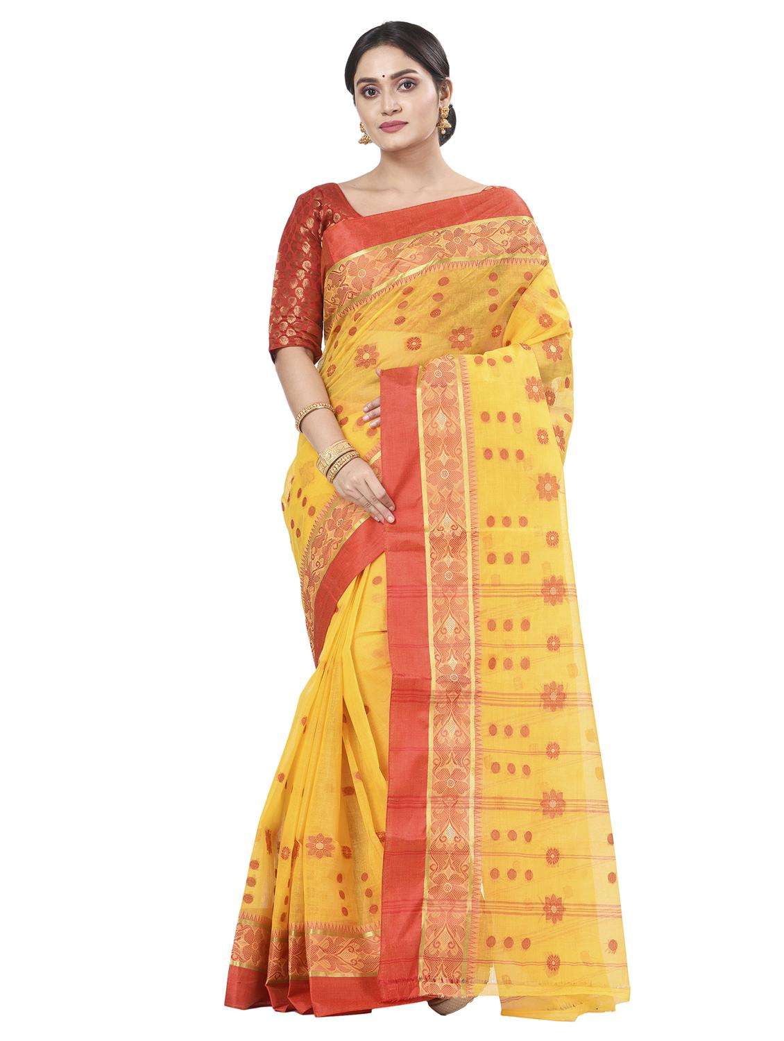 women self design handloom saree