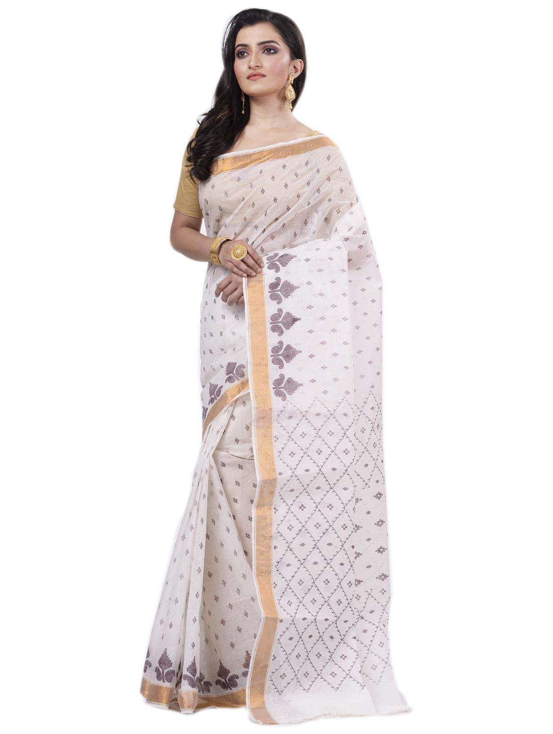 women printed handloom saree - 22262698 -  Standard Image - 1