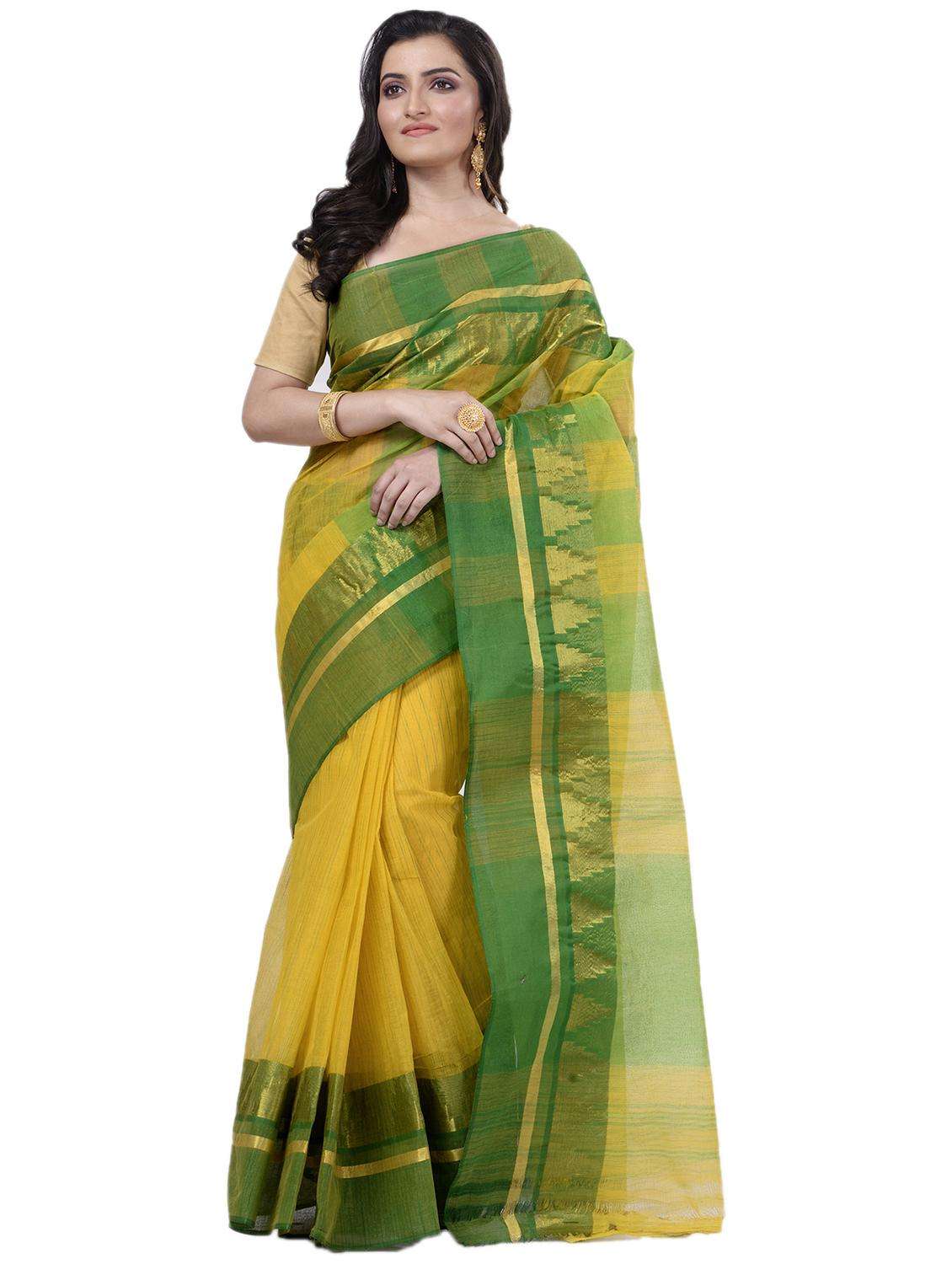 women self design handloom saree