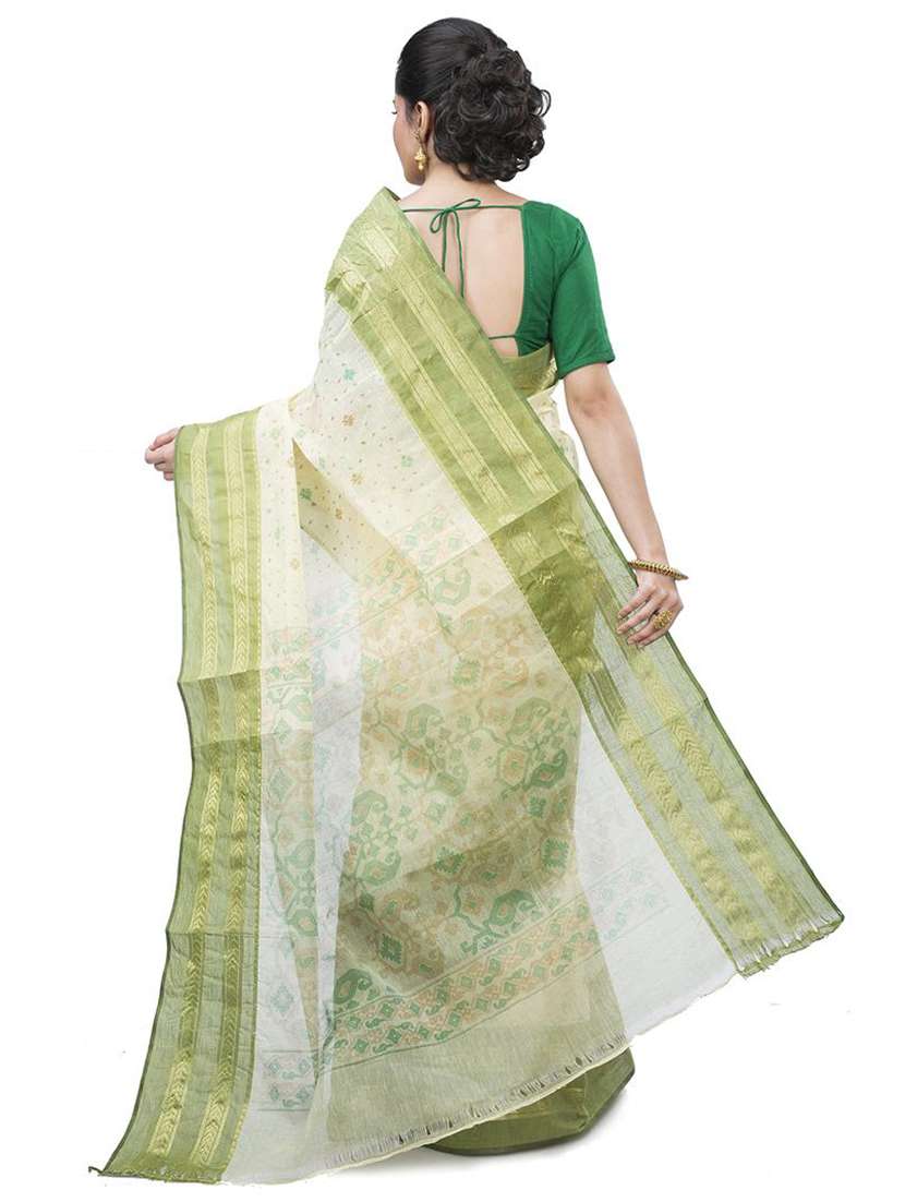 women self design handloom saree - 22262795 -  Standard Image - 1