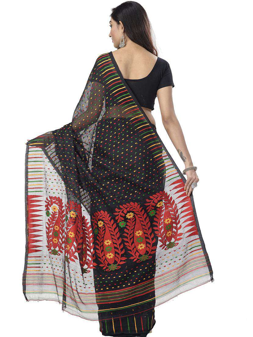 women self design jamdani saree - 22262796 -  Standard Image - 1