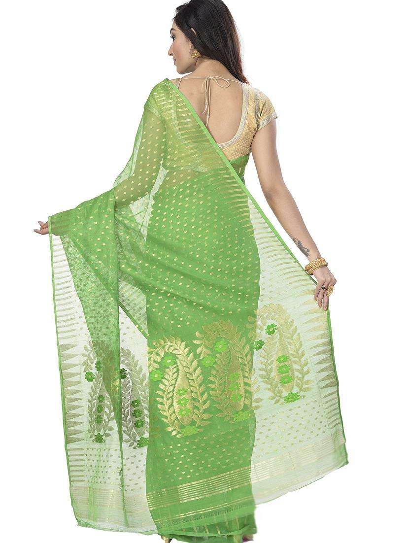 women self design jamdani saree - 22262797 -  Standard Image - 1