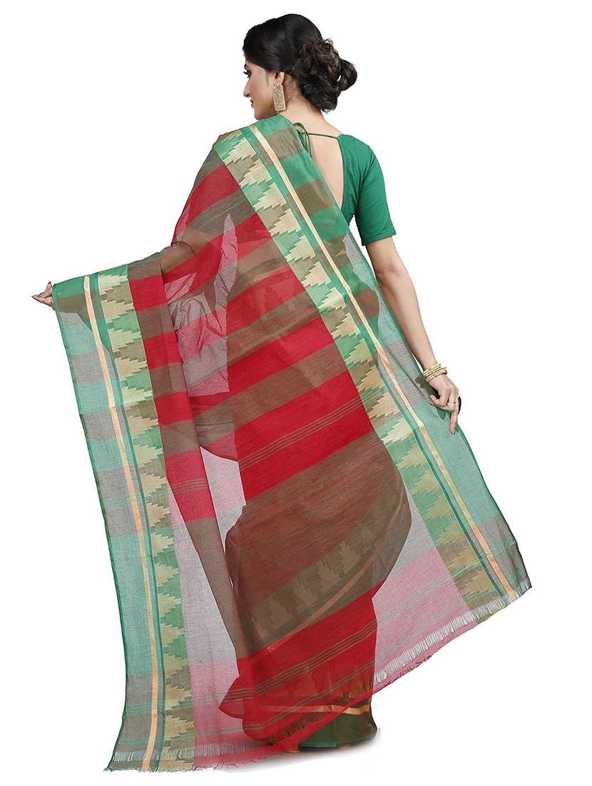 women self design handloom saree - 22262854 -  Standard Image - 1
