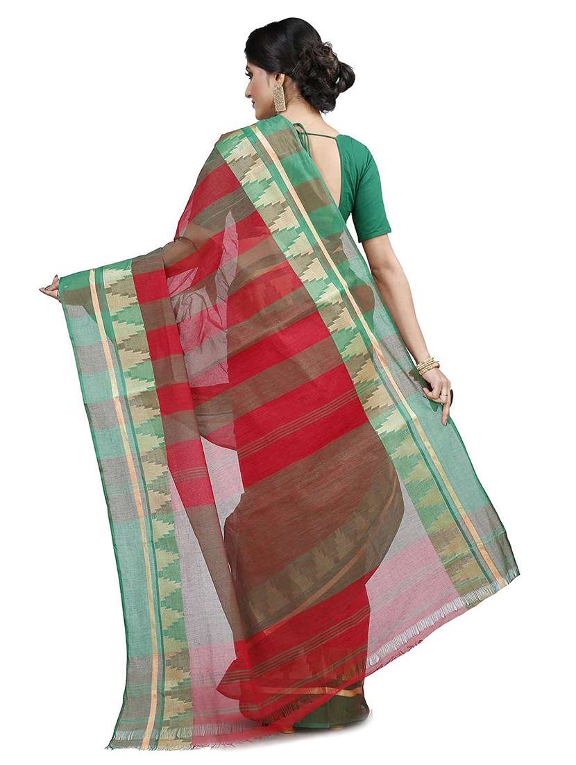 women self design handloom saree - 22263015 -  Standard Image - 1