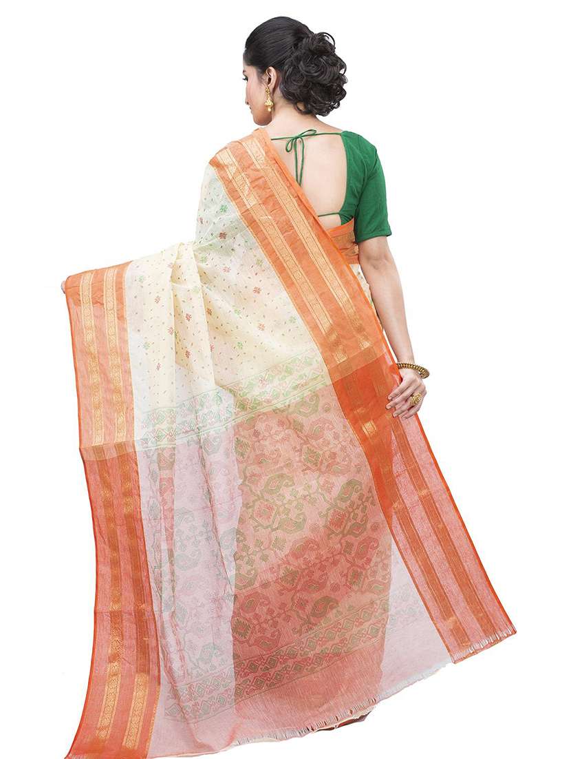 women self design handloom saree - 22263054 -  Standard Image - 1