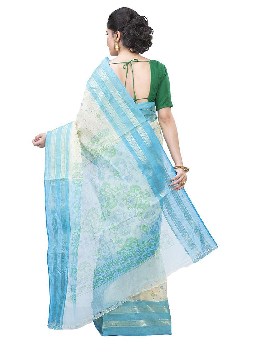 women self design handloom saree - 22263345 -  Standard Image - 1