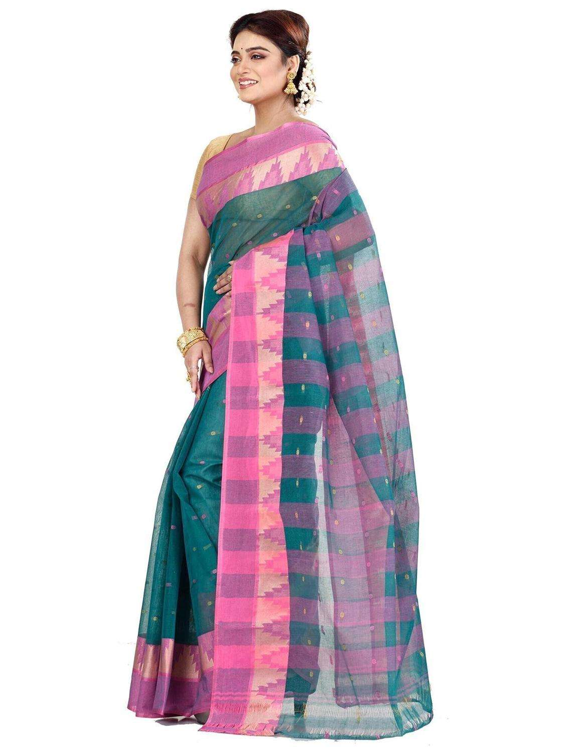 women self design handloom saree - 22263370 -  Standard Image - 1