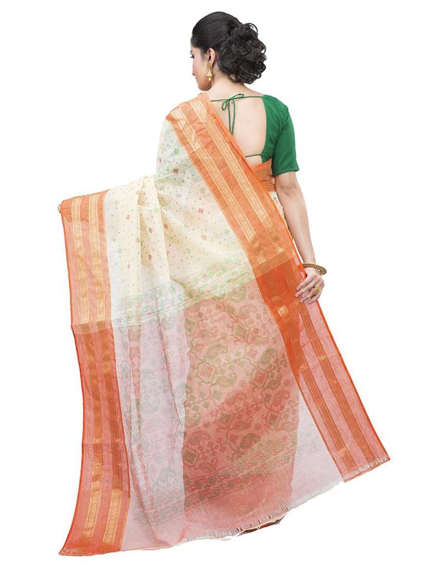 women self design handloom saree - 22263385 -  Standard Image - 1