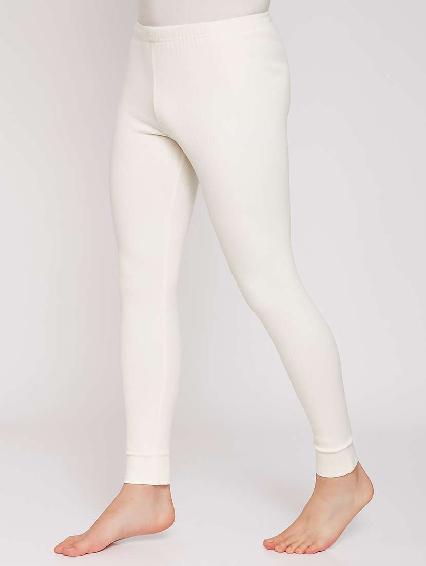 men solid mid rise thermal bottom - 22263955 -  Standard Image - 1