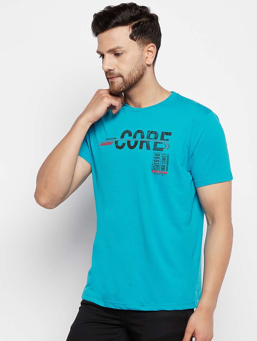 men pack of 3 printed short sleeve combo t-shirt - 22263960 -  Standard Image - 1