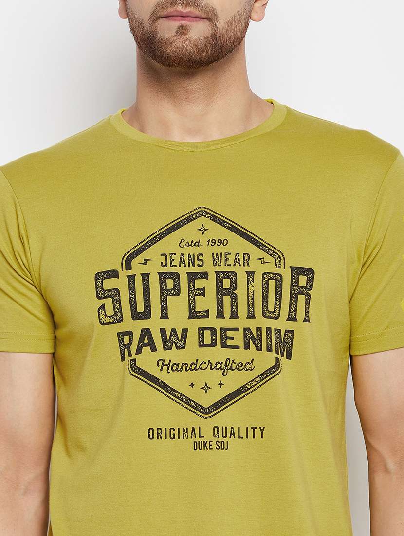 men pack of 3 printed short sleeve combo t-shirt - 22263960 -  Standard Image - 4